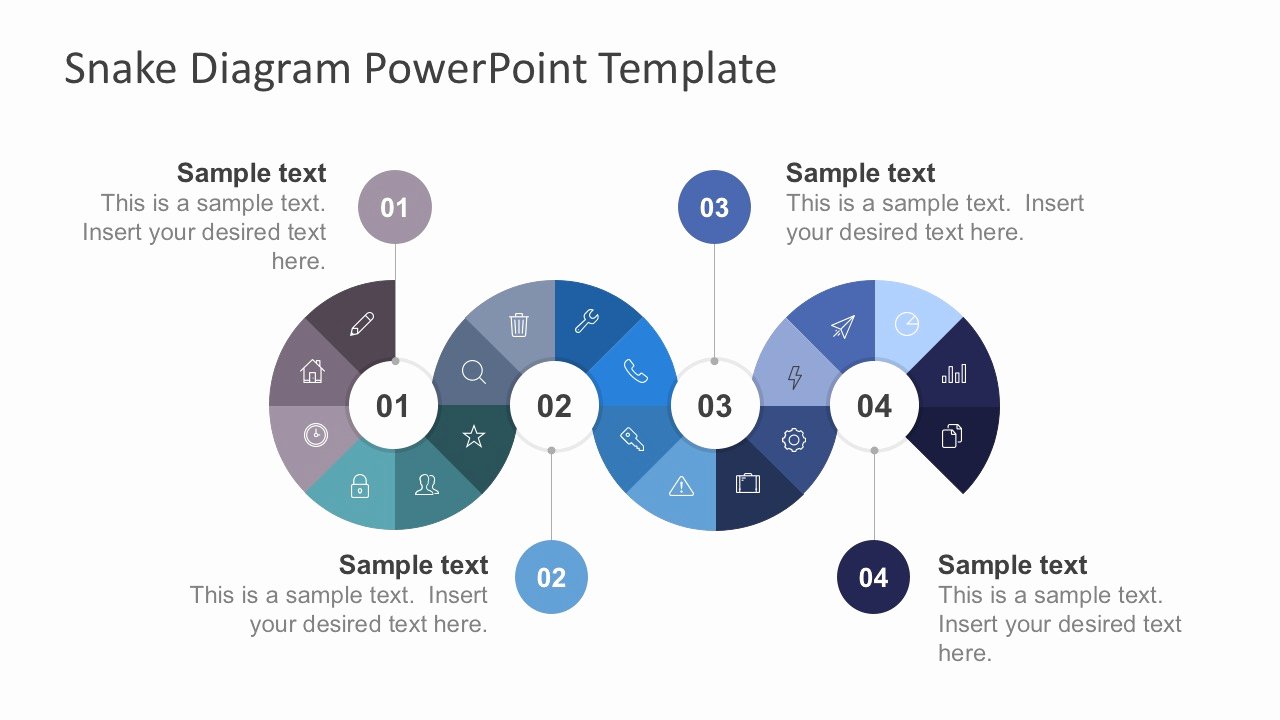 Free Process Map Template Lovely Free Snake Diagram with Thin Icons Slidemodel