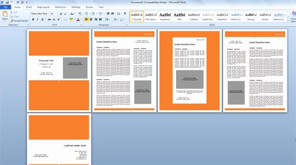 Free Proposal Template Word Inspirational Modern Proposal Template for Microsoft Word