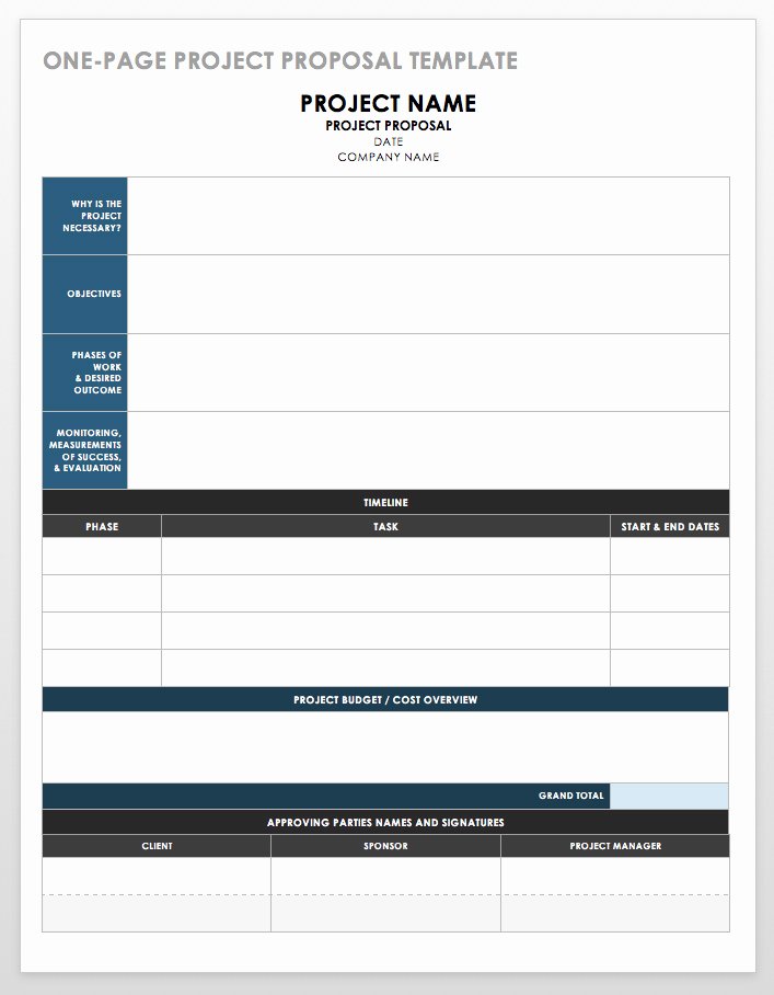 Free Proposal Template Word Unique Free Job Proposal Templates