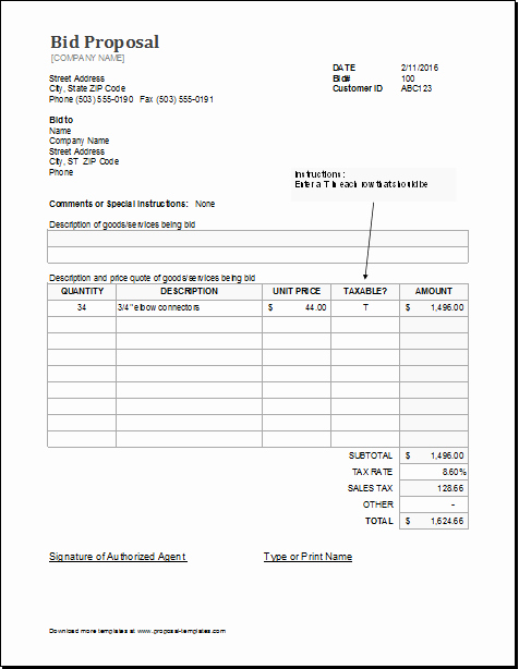 Free Proposal Templates for Word Beautiful Contractor Proposal Template Free Henrycmartin