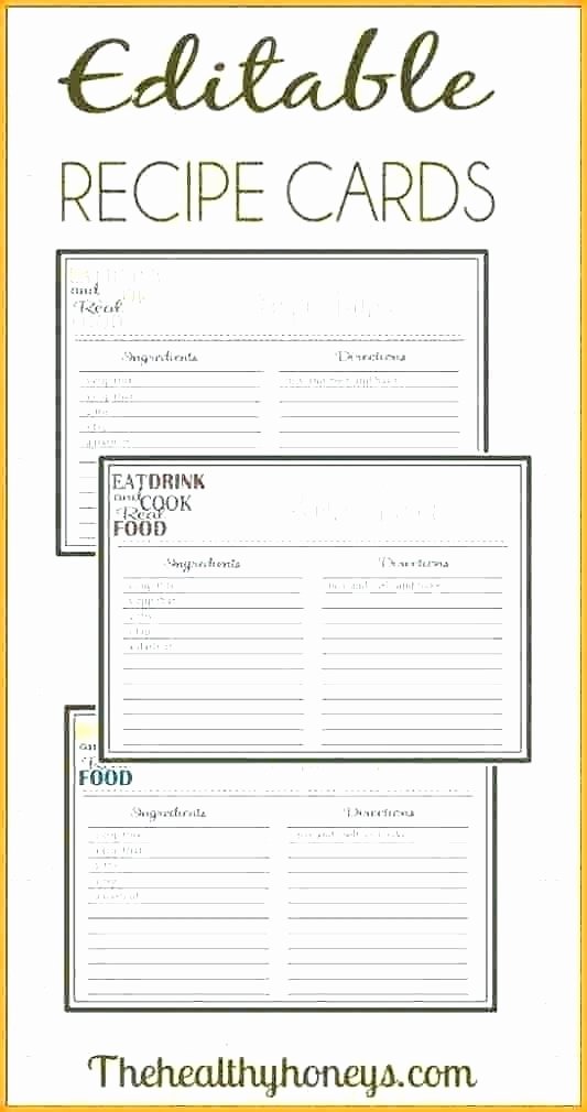 Free Recipe Templates for Microsoft Word Awesome Free Recipe Card Templates for Microsoft Word