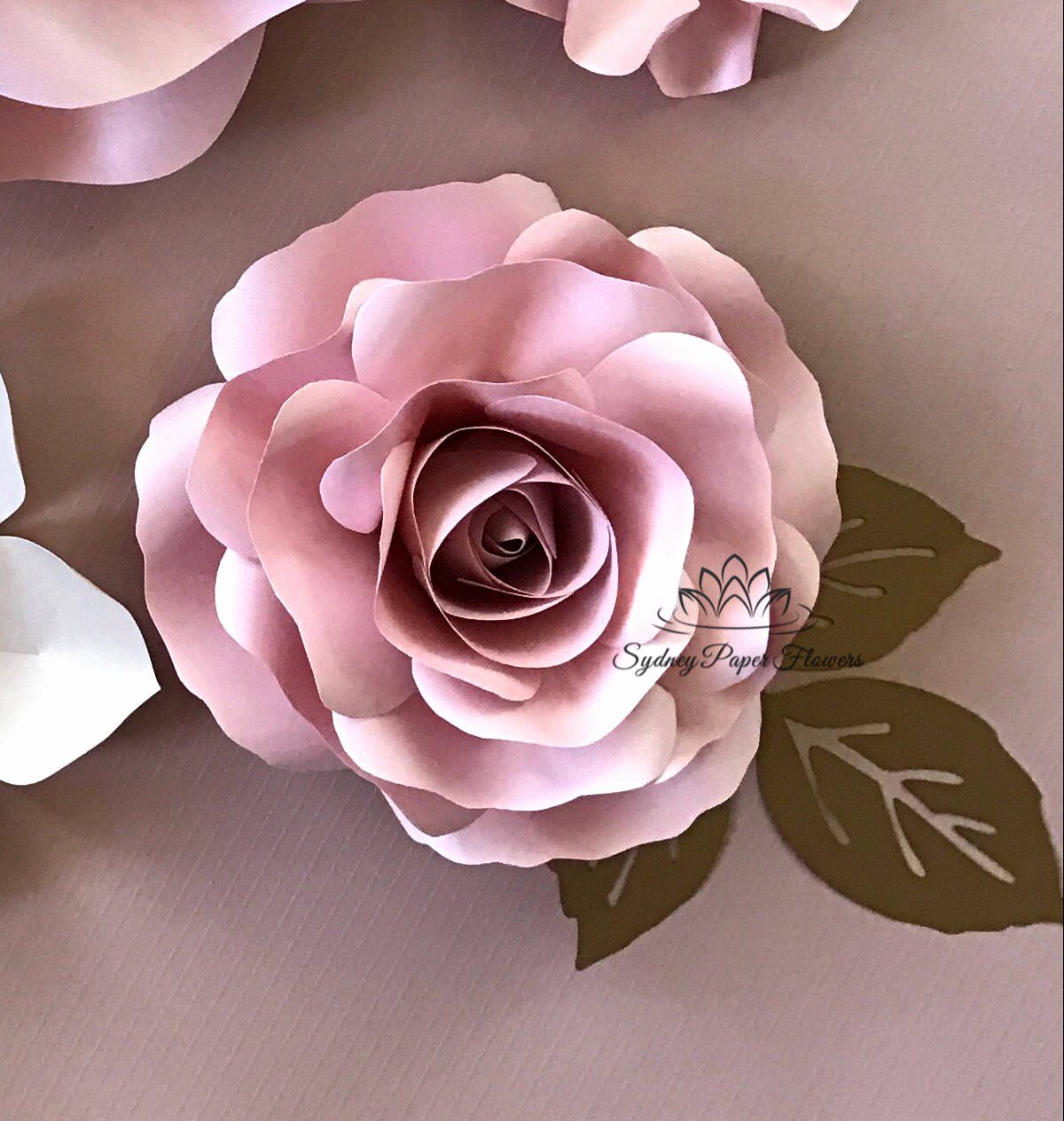 Free Rose Paper Flower Template Best Of Video Tutorial &amp; Template Rose Bud Paper Flower Paper