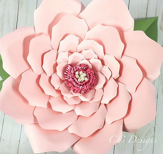 Free Rose Paper Flower Template Inspirational Printable Paper Flower Templates Giant Flower Templates