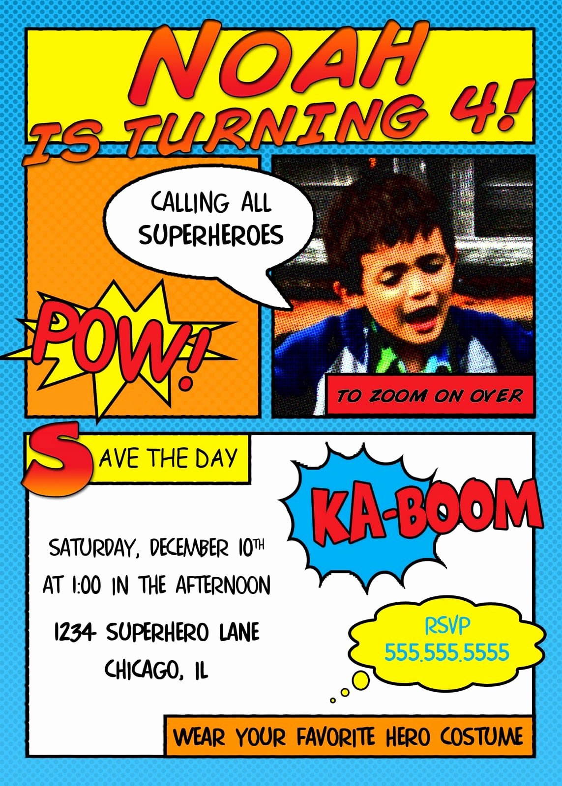 Free Superhero Invitation Templates Elegant Free Superhero Invitation Templates