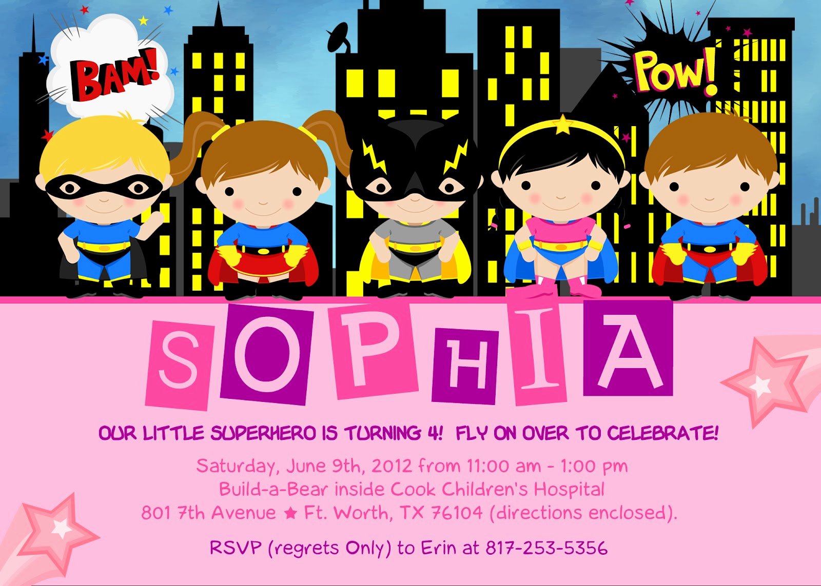 Free Superhero Invitation Templates Unique the Kaminski Chronicles Happy Birthday Party Super