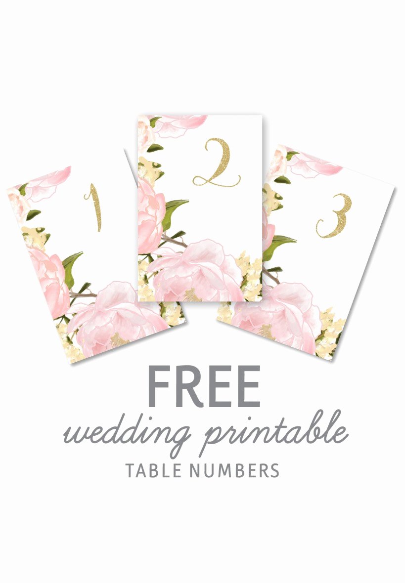 Free Table Number Templates 4x6 Best Of Wedding Table Numbers Template Free N Wall Decal