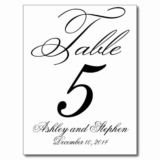 Free Table Number Templates 4x6 Luxury Free Table Number Templates 4x6 Wow Image Results