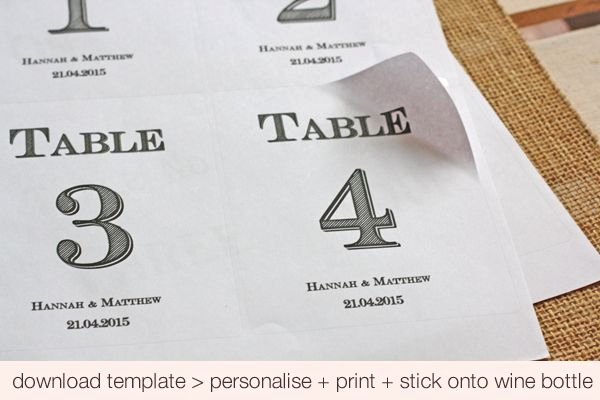 Free Table Number Templates 4x6 New Free Printable Custom Wedding Table Number Templates