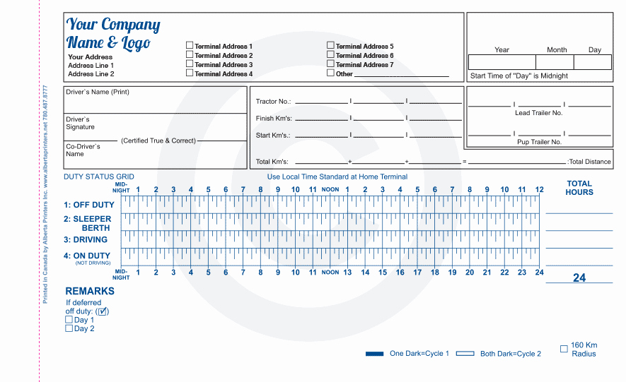 Free Truckers Log Book Template Awesome Log Books Vehicle Inspections Alberta Printers Edmonton