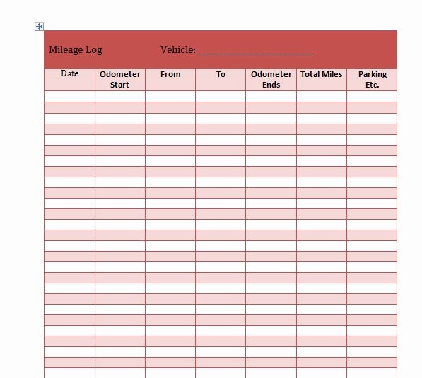 Free Truckers Log Book Template Best Of 30 Printable Mileage Log Templates Free Template Lab