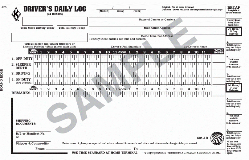 Free Truckers Log Book Template Fresh Drivers Daily Log Book Duplicate Truckers Log 601ld Truck