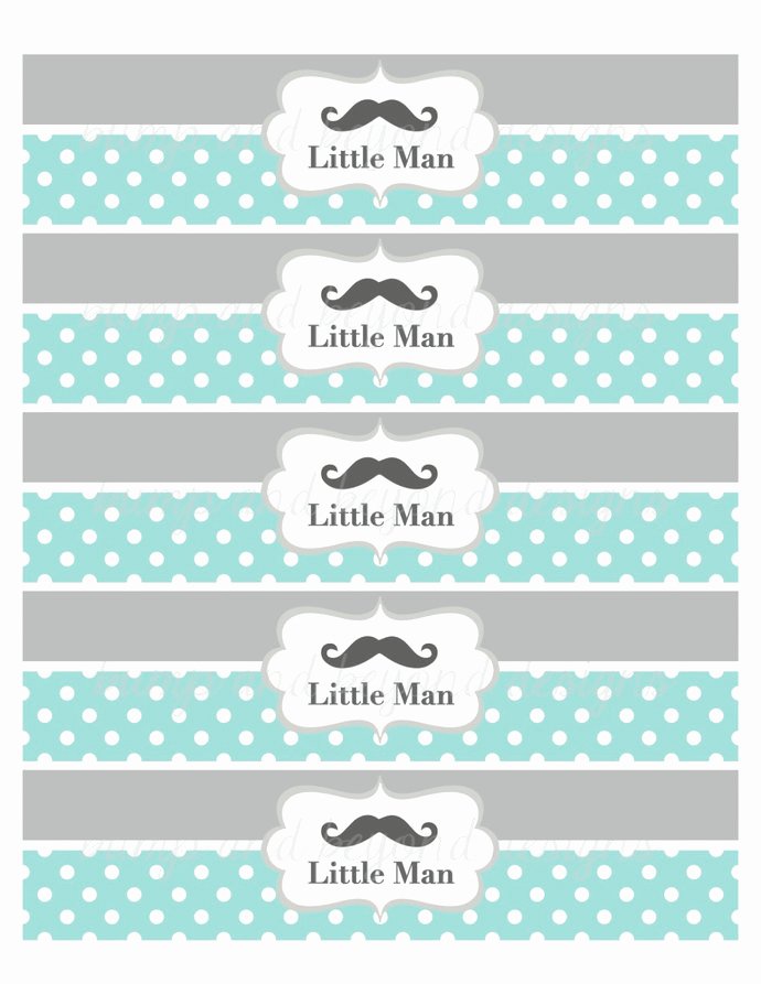 Free Water Bottle Label Template Baby Shower Elegant 22 Custom Printable Water Bottle Labels
