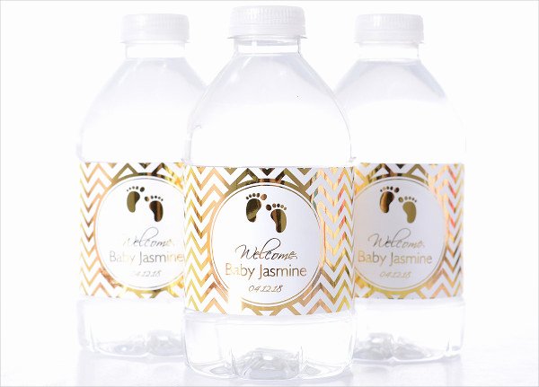 Free Water Bottle Label Template Baby Shower Inspirational 15 Printable Bottle Label Templates Design Templates