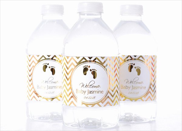 Free Water Bottle Label Template Baby Shower Inspirational 15 Printable Bottle Label Templates Design Templates