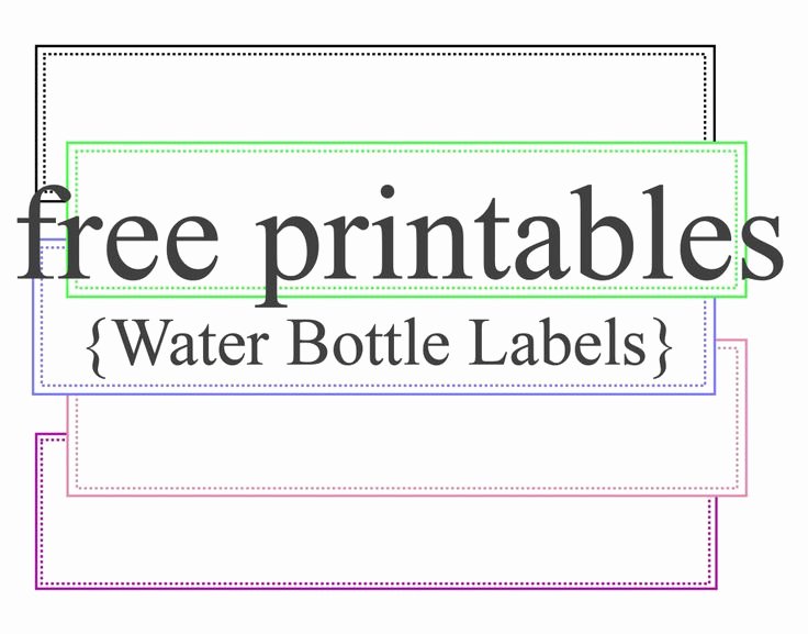 Free Water Bottle Label Template Baby Shower Lovely Water Bottle Labels Free Printables