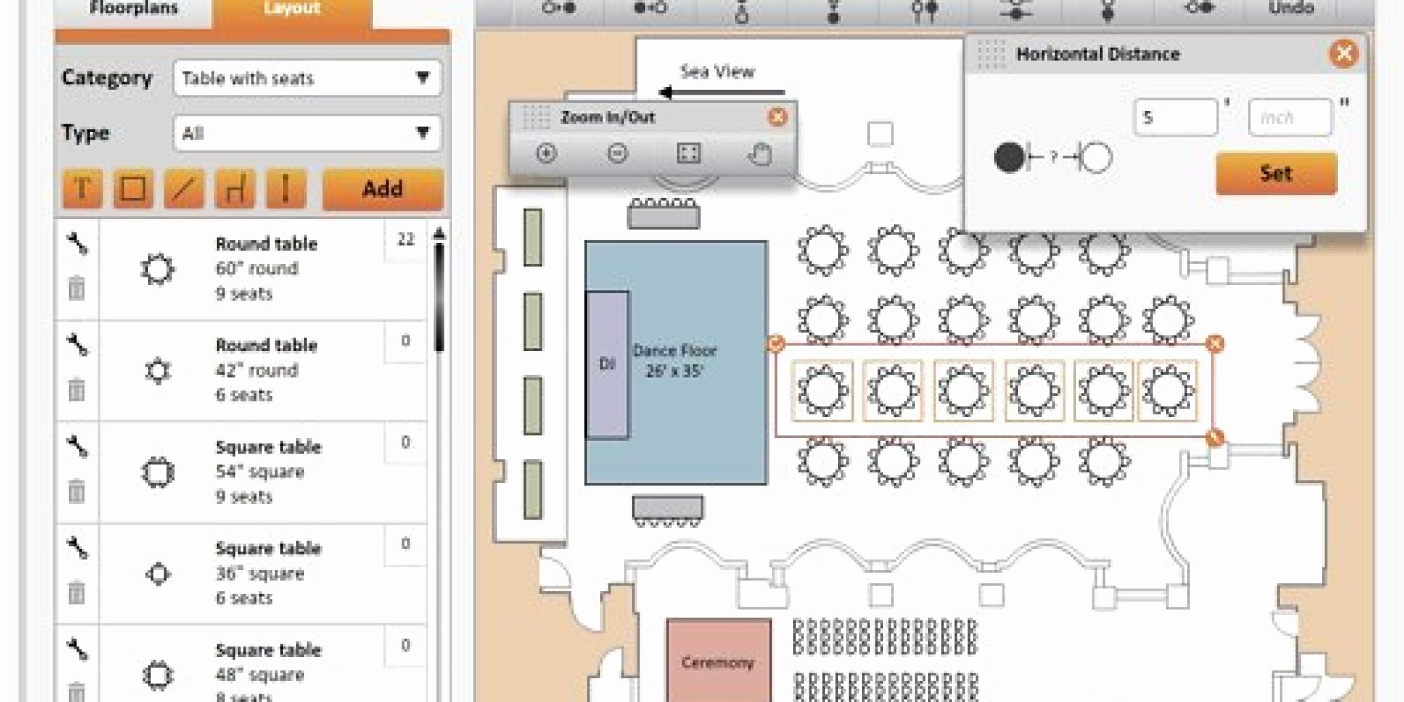 Free Wedding Floor Plan Template Awesome the Best Digital Seating Charts for Wedding Planning