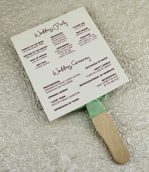 Free Wedding Program Fan Templates Fresh Wedding Program Paddle Fan Template – Matelasse Design