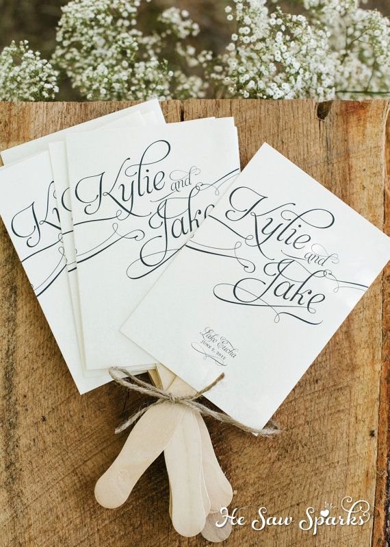 Free Wedding Program Fan Templates Lovely Printable Paddle Fan Program Diy with Proof Via Etsy