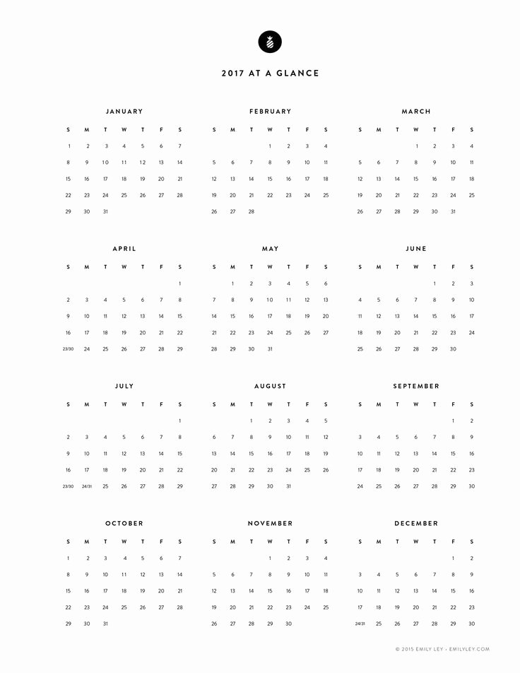 Free Yearly Calendar 2017 Luxury 25 Best Ideas About Printable Yearly Calendar On