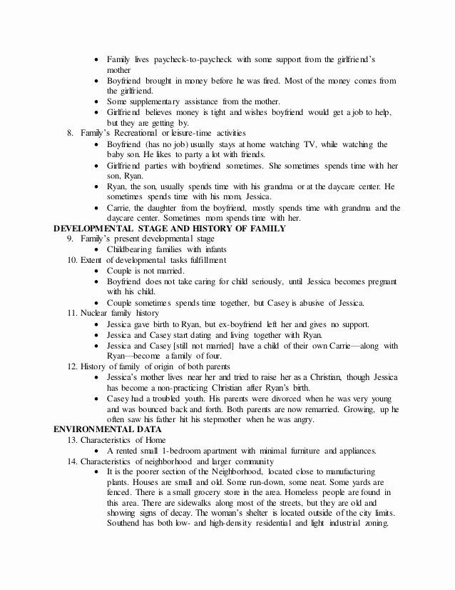 Friedman Family assessment Model Short form Template Fresh Chelsea Zabala 4 20 15 Riley &amp; Holmes Friedman