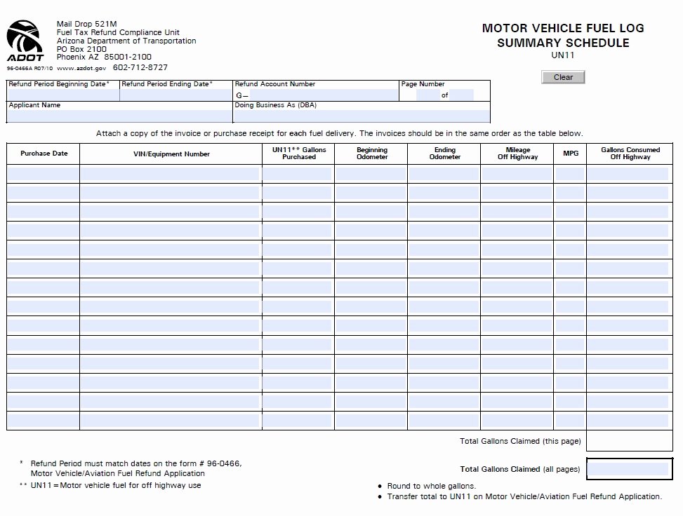 Fuel Log Book Template Excel Best Of 10 Free Sample Fuel Log Templates – Printable Samples