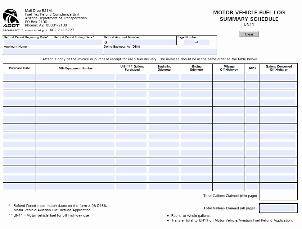 Fuel Log Book Template Excel Best Of 10 Free Sample Fuel Log Templates – Printable Samples