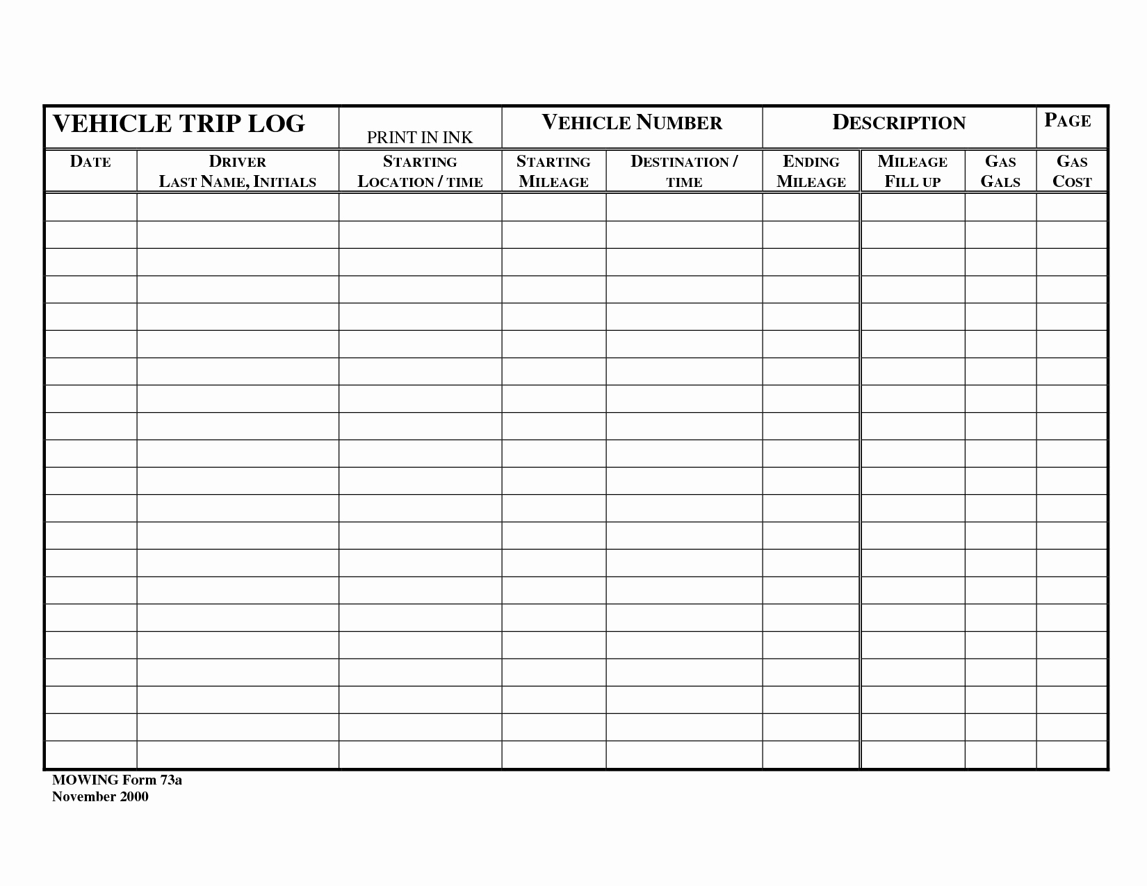 Fuel Log Book Template Excel Best Of Vehicle Maintenance Log Book Template Zon