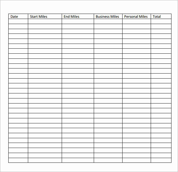 Fuel Log Book Template Excel Fresh Mileage Log Template 13 Download Free Documents In Pdf Doc