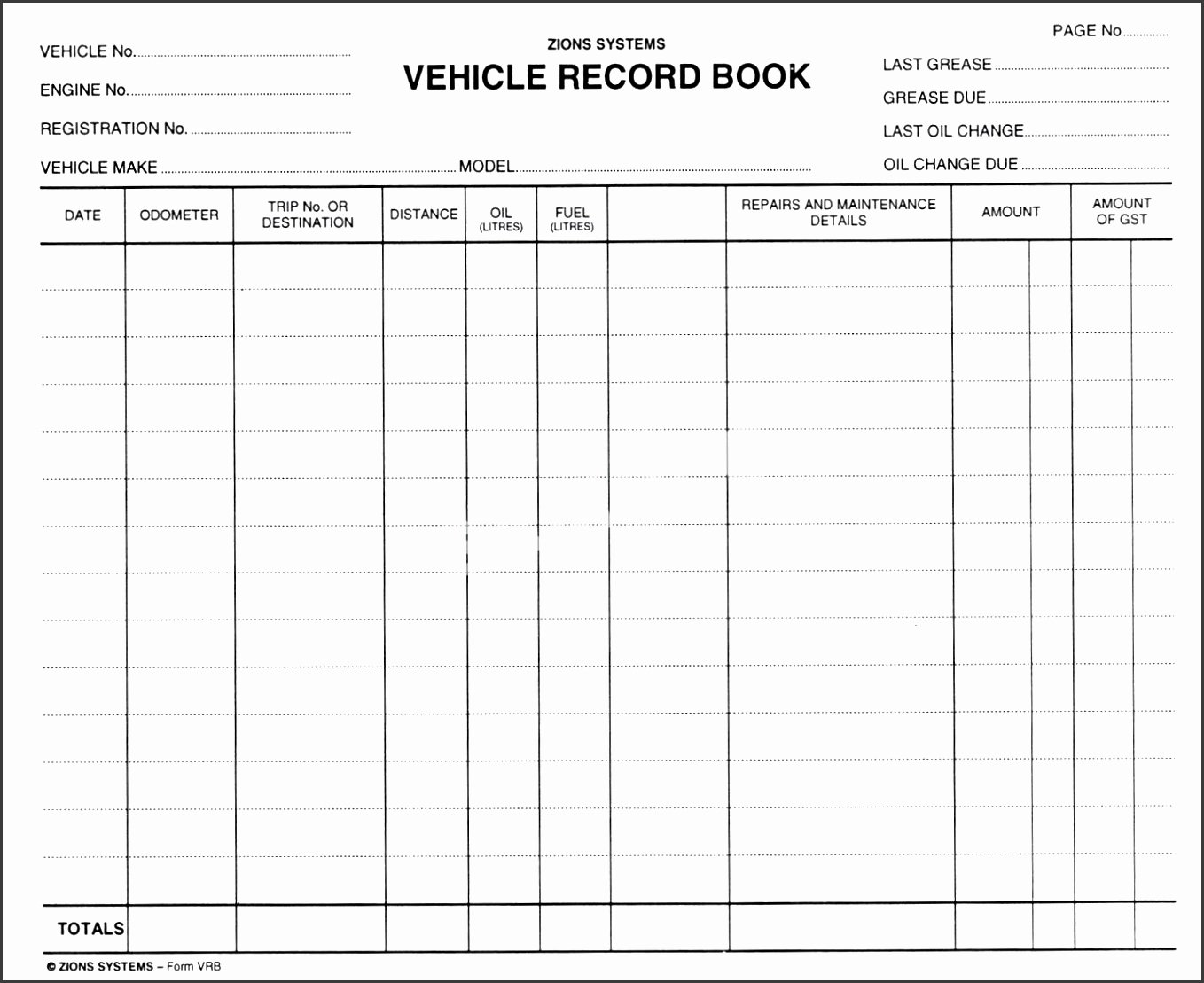 Fuel Log Book Template Excel Luxury Motor Vehicle Expenses Log Book Impremedia