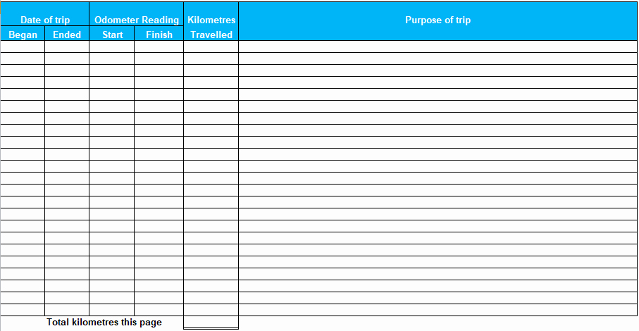 Fuel Log Book Template Excel Unique Vehicle Log Book format Excel and Word Excel Tmp