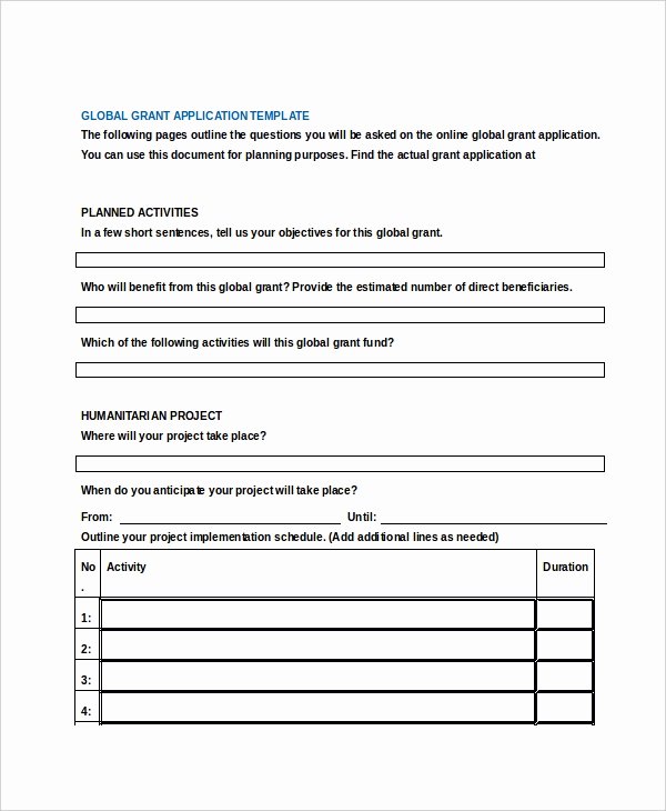 Fund Request form Template Beautiful Grant Application Templates 6 Free Word Pdf Download