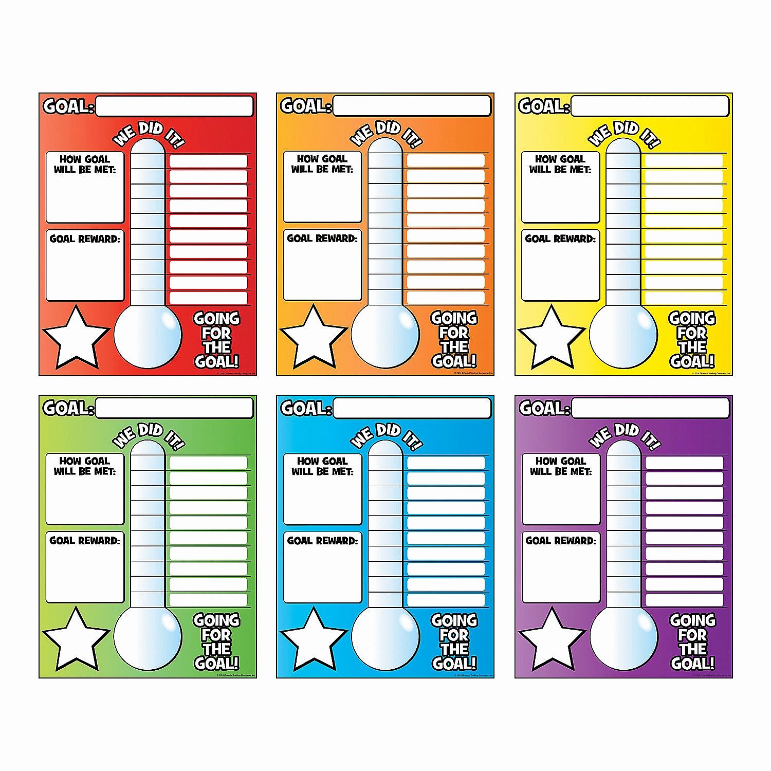 Fundraising Goal Chart Template Awesome Goal thermometer Posters