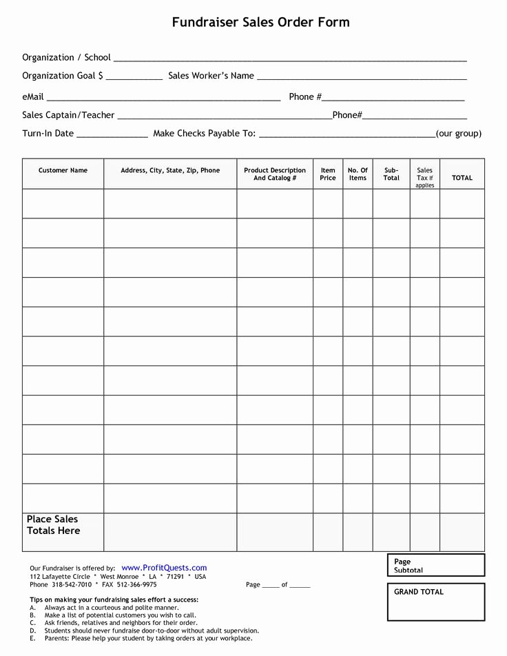 Fundraising order form Template Best Of Best 25 order form Ideas On Pinterest
