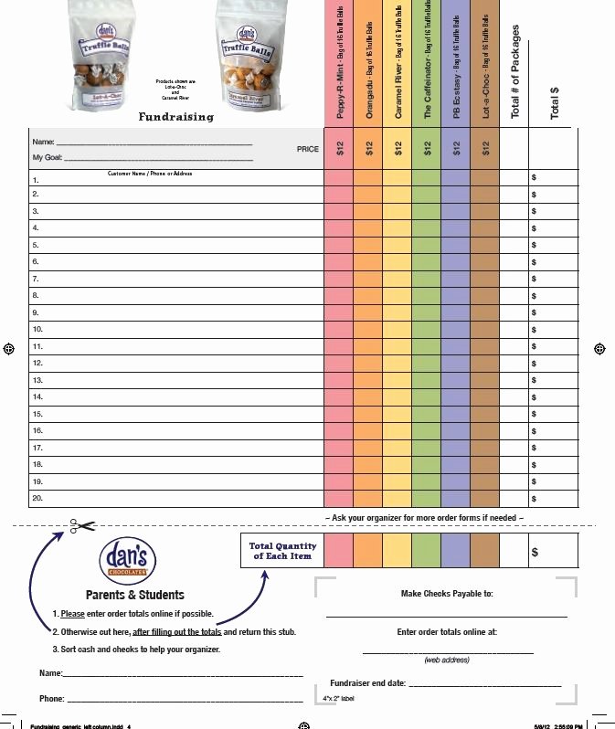 Fundraising order form Template Fresh 1000 Images About Fundraiser Sheet On Pinterest