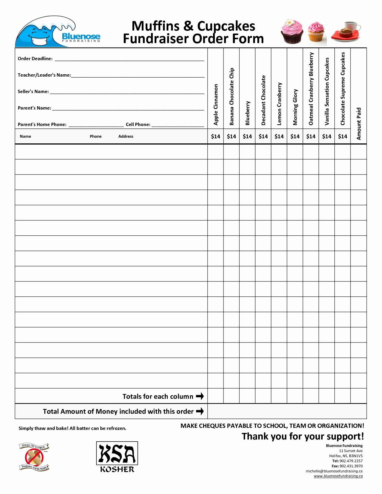 Fundraising order form Template Inspirational Best S Of Create Fundraiser order form Fundraiser