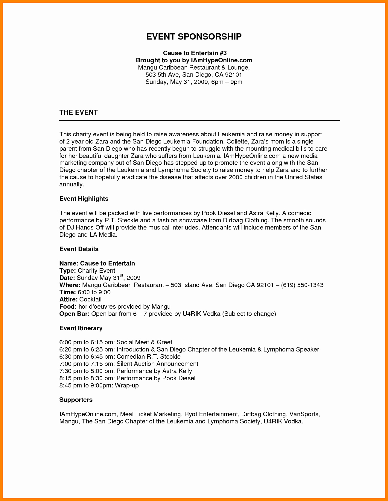 Fundraising Plan Template Free Beautiful Image Result for Sponsorship Proposal Template