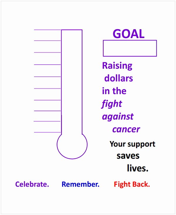 Fundraising thermometer Template Excel Awesome thermometer Template