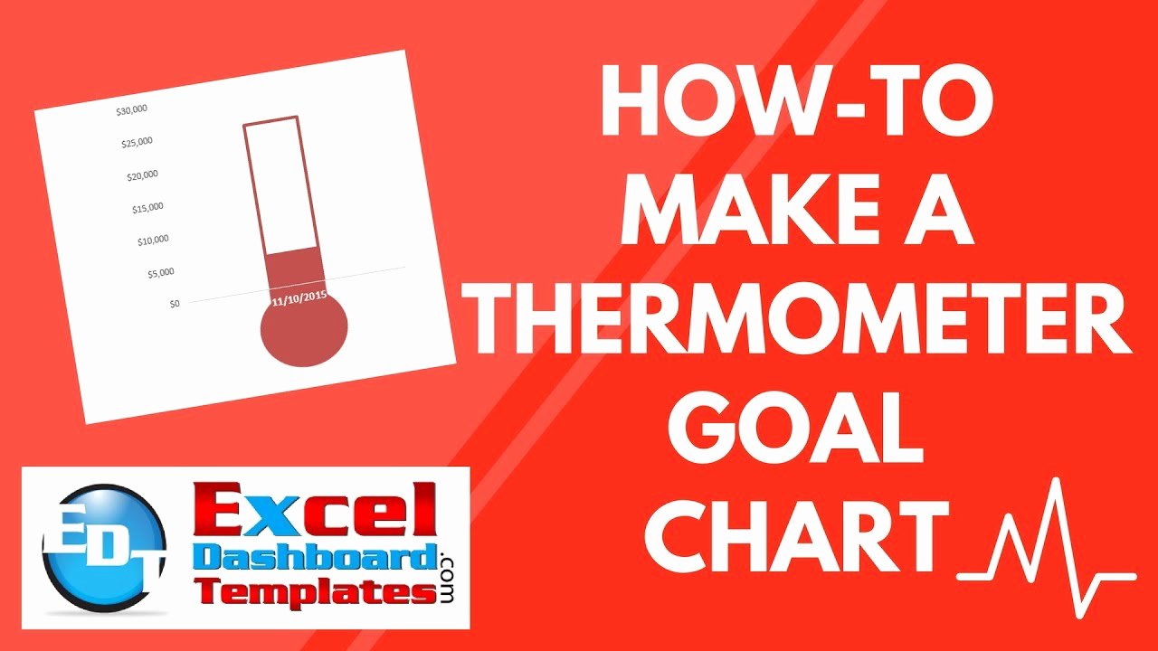 Fundraising thermometer Template Powerpoint New How to Make A thermometer Goal Chart In Excel