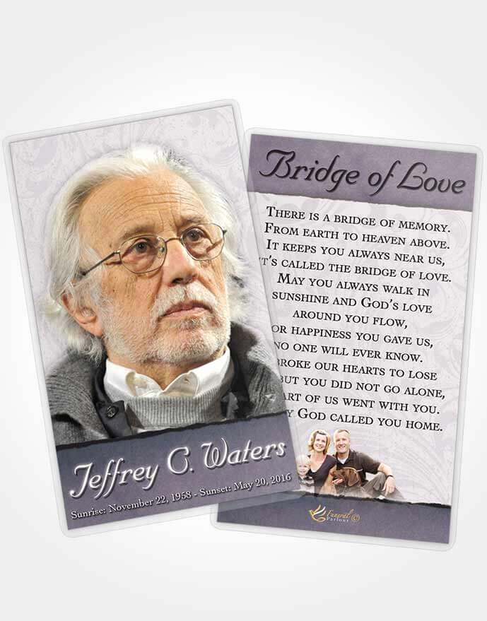 Funeral Prayer Cards Templates Beautiful Prayer Card Template Peaceful Destiny