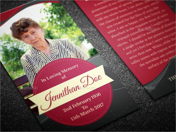 Funeral Prayer Cards Templates Elegant Funeral Prayer Card Template 21 Psd Ai Eps format