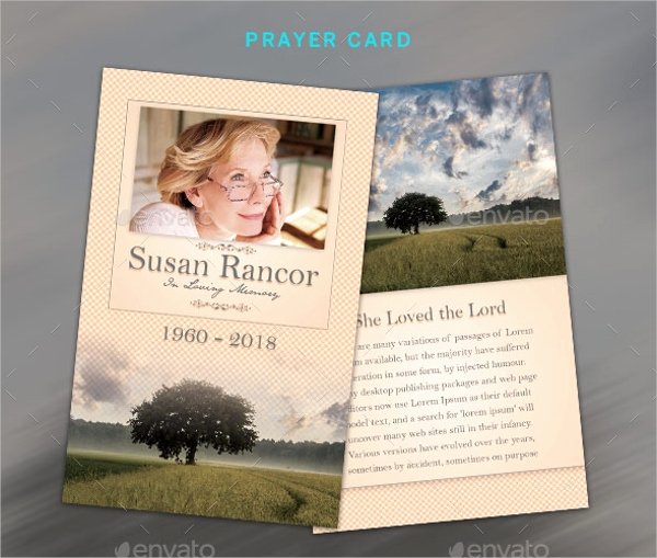 Funeral Prayer Cards Templates Fresh 8 Prayer Card Templates Psd Ai Eps