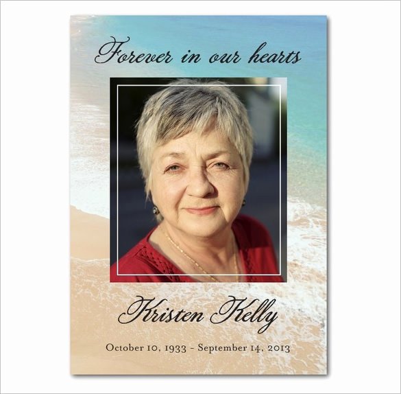 Funeral Prayer Cards Templates Inspirational 16 Obituary Card Templates Free Printable Word Excel