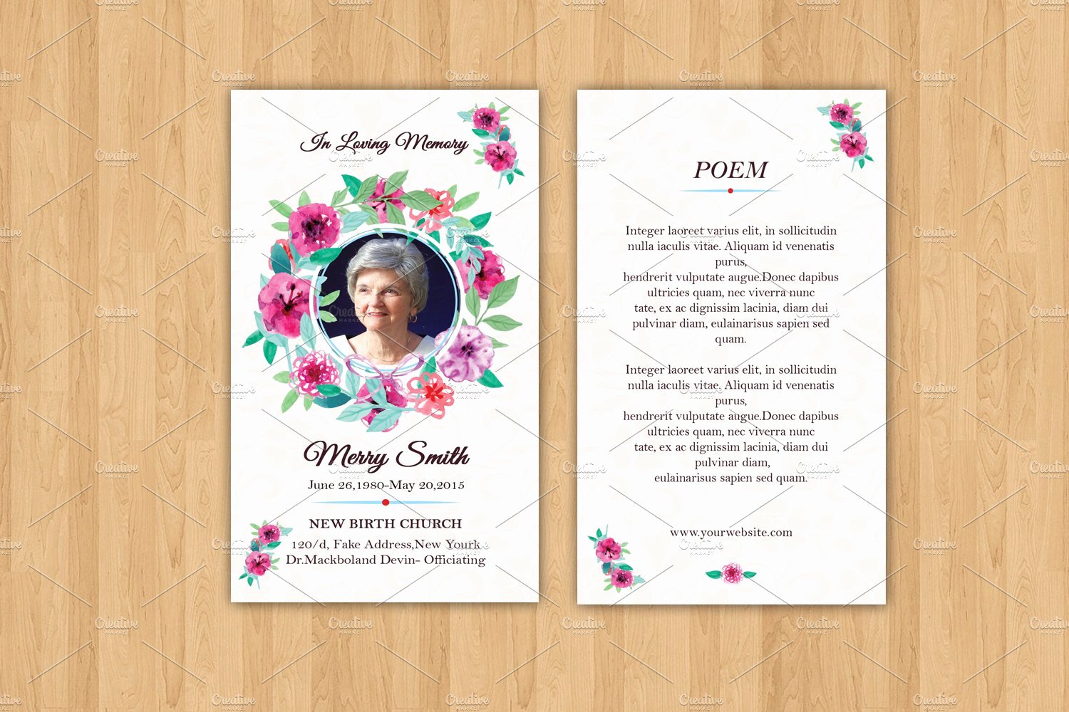 Funeral Prayer Cards Templates Inspirational Funeral Prayer Card Template V615 Card Templates