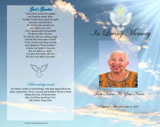 Funeral Program Templates Word Free Beautiful 6 Free Funeral Program Templates Microsoft Word Website