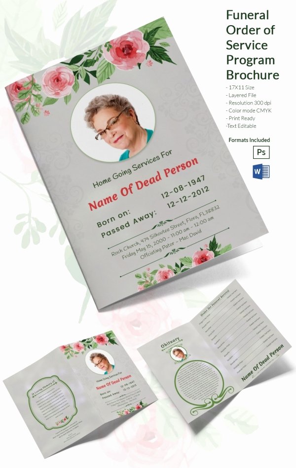 Funeral Program Templates Word Free Best Of 31 Funeral Program Templates – Free Word Pdf Psd