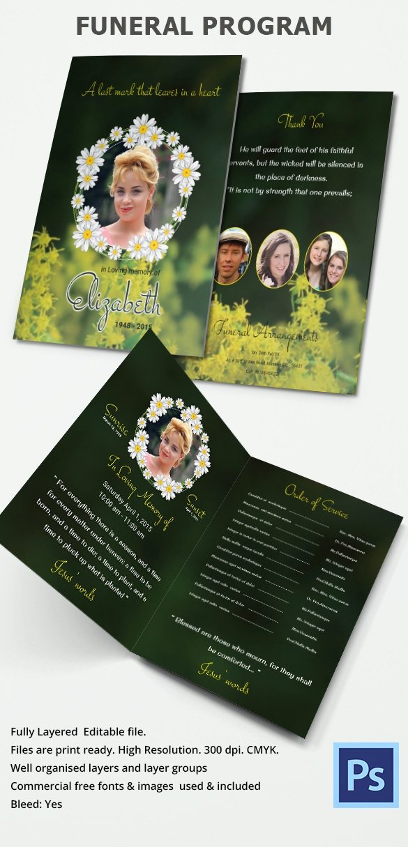 Funeral Program Templates Word Free Lovely Funeral Program Template 30 Download Free Documents In
