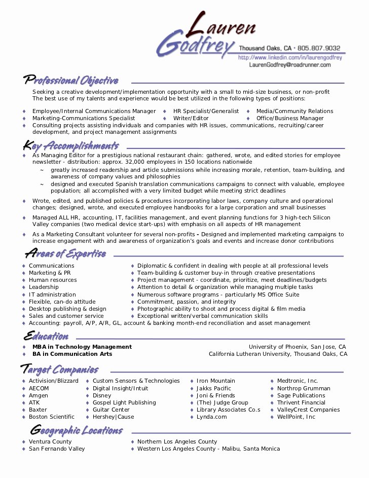 Future Career Plan Example Lovely Sample Career Marketing Plan 2010