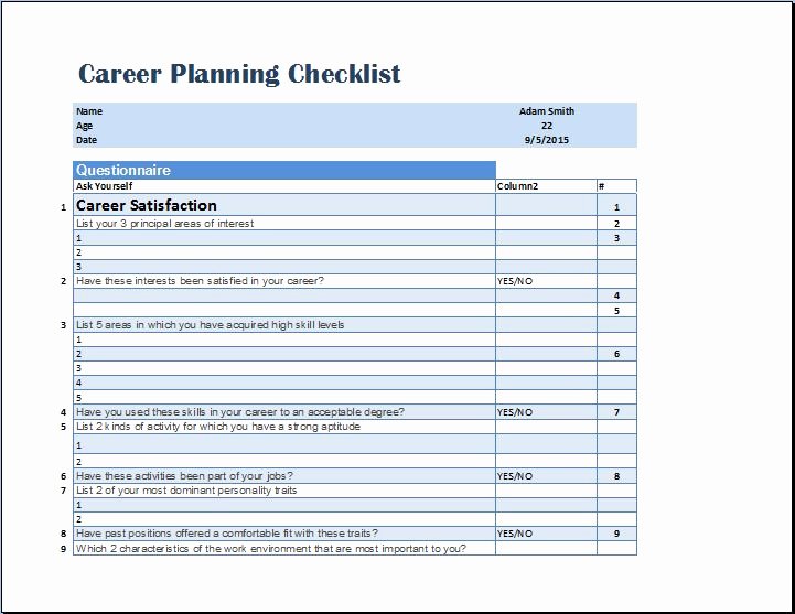 Future Career Plan Example Unique Future Planning Worksheet the Best Worksheets Image