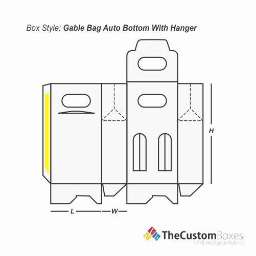 Gable Box Template Beautiful Gable Bag Bottom Hanger