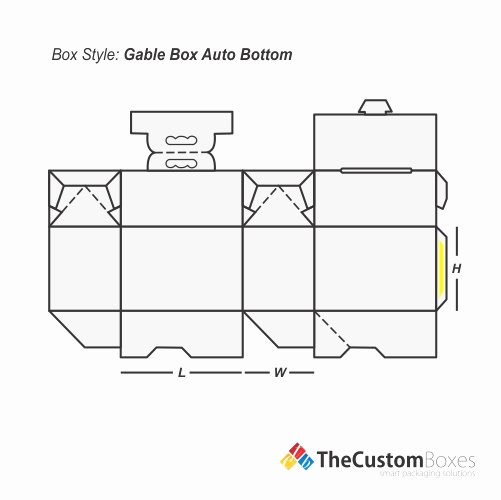 Gable Box Template Luxury Gable Box Auto Bottom